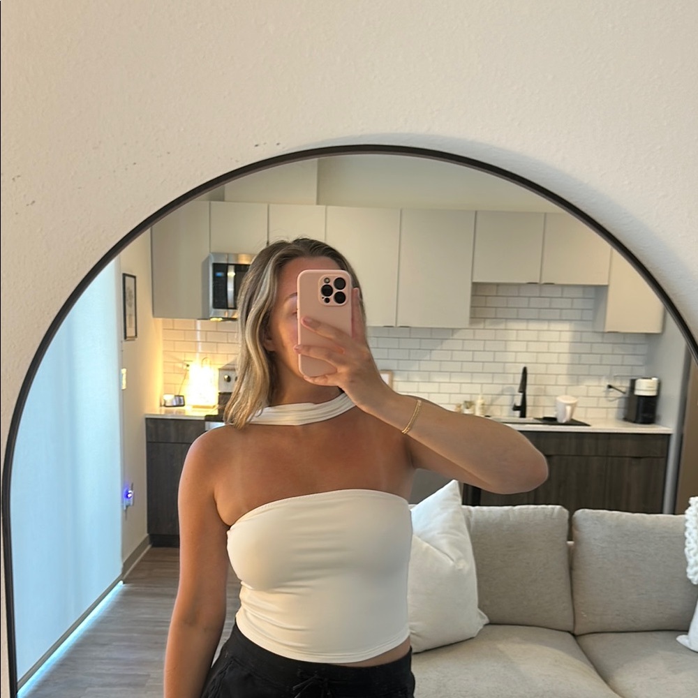 Chic White Women's Top